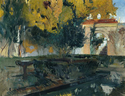 Generalife, Granada Joaquin Sorolla